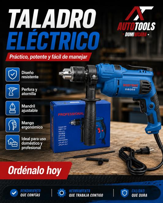 Taladro Eléctrico™ | Potencia y Control para Cada Proyecto