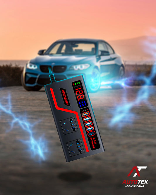 Convertidor de Carga Universal 12v VoltXpress™ | Potencia, Seguridad y Versatilidad en un Solo Cargador para Vehículos