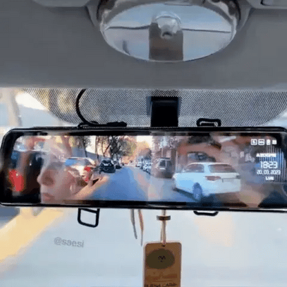 Retrovisor Inteligente con Carplay Integrado con Pantalla 4k de 12" AutoTek™ | También sistema Android 13 actualizado | Conecta tu Iphone y Android en Segundos