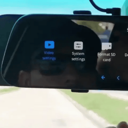 Retrovisor Inteligente con Carplay Integrado con Pantalla 4k de 12" AutoTek™ | También sistema Android 13 actualizado | Conecta tu Iphone y Android en Segundos