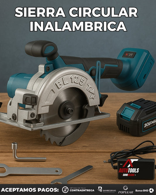 Sierra Circular Inalámbrica 21V PowerCut™ | 6,500RPM, Corte de 45mm | Corta con precisión profesional