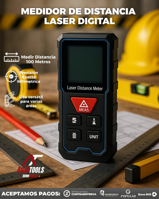 MEDIDOR DE DISTANCIA LASER DIGITAL | Mide Distancias como un Profesional sin Esfuerzo