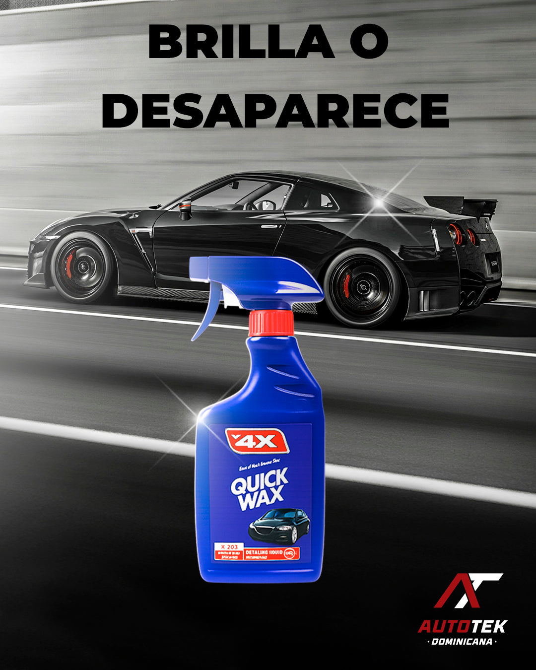 Cera en Spray para Autos 4X™ | Devuelve el Brillo a tu Vehículo en Minutos